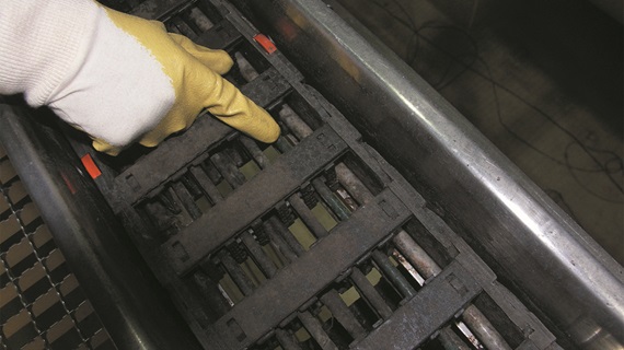 e-chain® used in the composting plant 